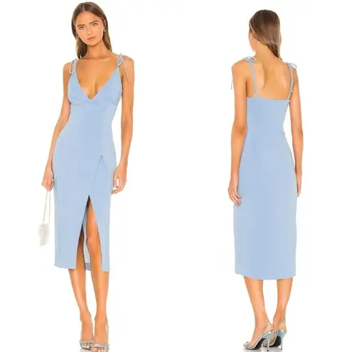 Camila Coelho  Aaliyah Midi Dress in Periwinkle Blue