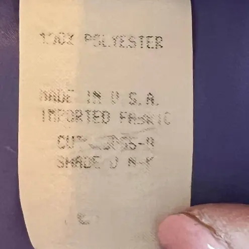 Campus Casuals of California vintage 80s periwinkle BF blouse Size Small Blue