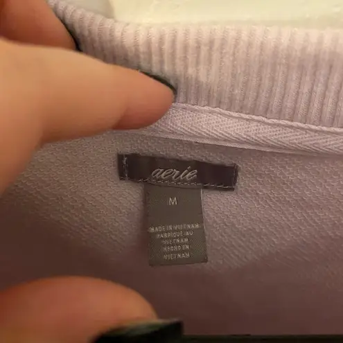 Aerie Purple Oversized Sweater