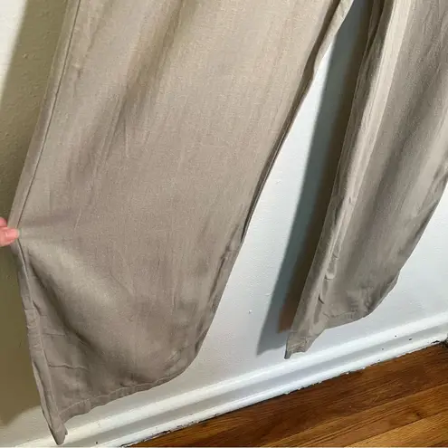 Sincerely Jules Paper Bag Waist Pant Greige M Gray Size M