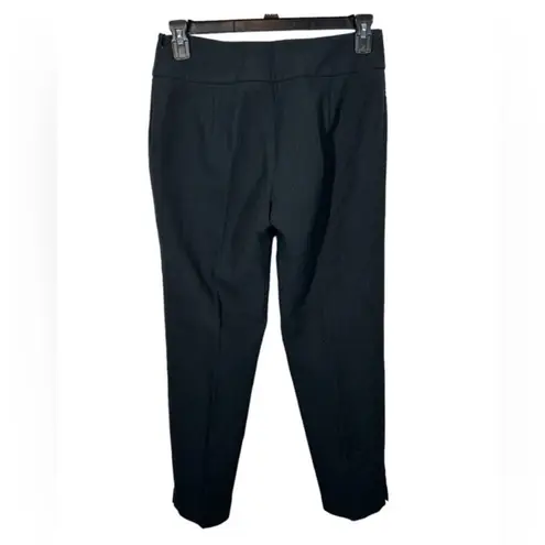 J. McLaughlin Quilted Cropped Pants Navy Black Size 8