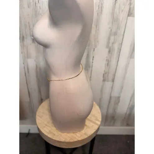 Gold Butterfly Charm Waist Chain – Adjustable Body Jewelry