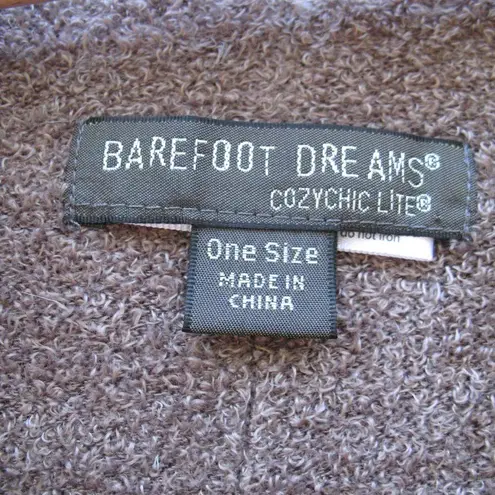 Barefoot Dreams Cozychic Lite Ruana Poncho Pullover S M L - Image 8