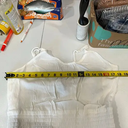 prAna New! White Fernie Wide Leg Lightweight Beachy Jumpsuit Womens Size Large