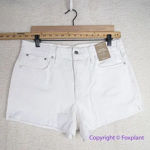 Madewell NEW  Relaxed‎ Denim Shorts in Tile White, 29