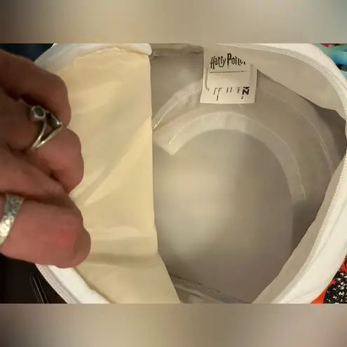 Rare NWT vintage Harry Potter Hedwig Owl Backpack Flapping Wings Flipeez Bag White