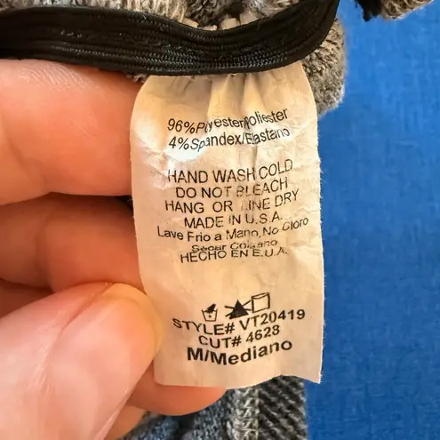 Coco & Main EUC Plaid Long Sleeve Tunic with Ruched Sleeves and Sides Tan Size M - Image 5