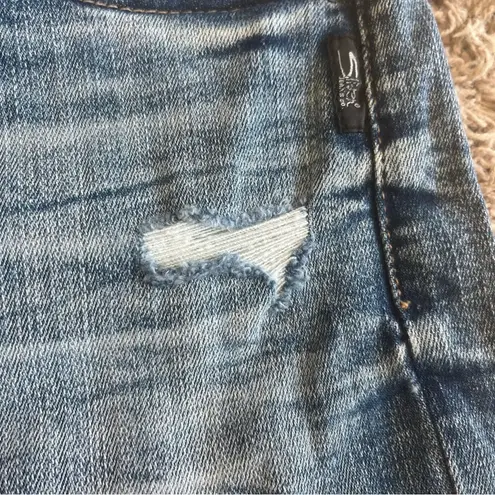 Silver Jeans NWT! Sure Thing Long Short High Rise Universal Fit Size W25 L6.5