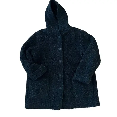 Woman Within  Hooded Berber Fleece jacket size large (18-20)