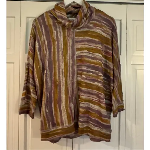 Coldwater Creek Dual Nature cowl neck sweater NWT small