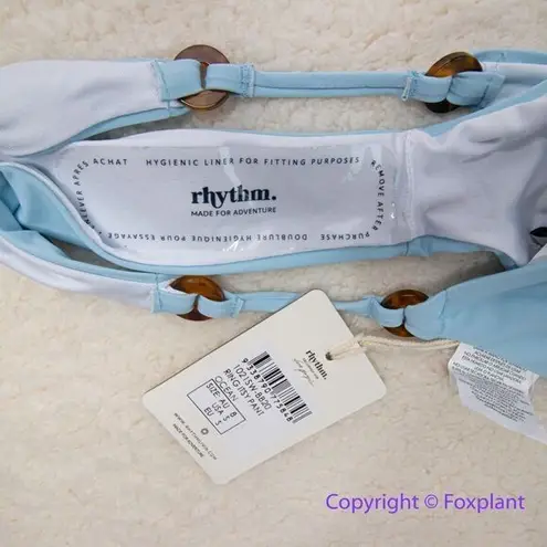 NEW Rhythm Free People Ring Itsy Bikini Bottom in baby blue, size S Blue