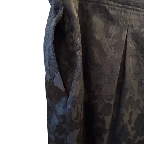 Daisy Fuentes Women's 2XL Black A-Line Knee Length Skirt Side Zip with pockets