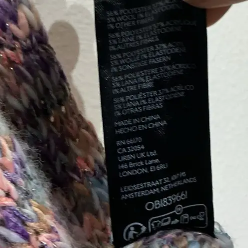 Urban Outfitters  Purple Stevie Gumdrop Wrap Cardigan Sz S NWOT