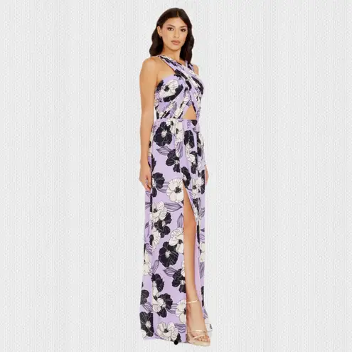 Dress the Population NWT Rose Wisteria Cutout Maxi Dress Sz Small