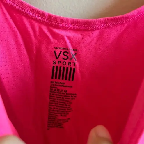 VSX Victorias Secret Sport hot pink tank top size S Athletic Pink