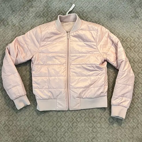 Lululemon  Non-Stop Bomber *Reversible Jacket in Smoky Blush, Size 8 - Image 8