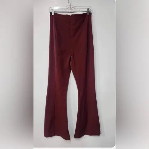 Free People  Real Deal Slit Flare Pants Size M. B19