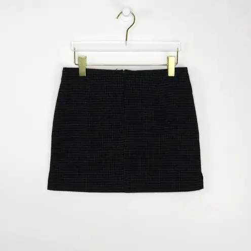 Urban Outfitters Y2k  Tempted Preppy Navy Blue Plaid Mini Skirt 30"