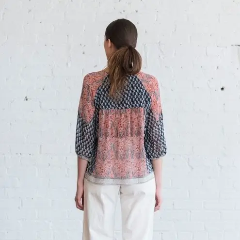 Ulla Johnson 100% Silk Georgette Aix Peasant