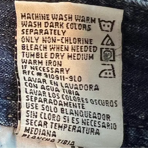 White Stag Vintage Size 8 Double Button Denim Bermuda Shorts Front & Back Pocket