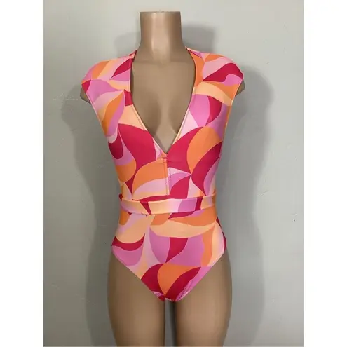 Sanctuary New.  colorful Geometric one piece. Small. Retails $125
