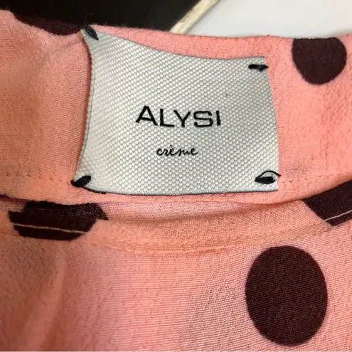 Alysi Polka Dot Shift Dress Animal Print Multi Pattern Zebra Stripe Pink & Brown