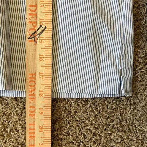 S.C & CO ladies golf skorts women's small striped 2 front pockets tummy control Blue