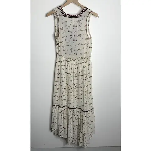 Ulla Johnson Leena Silk Embroidered Midi Dress Womens Size 0