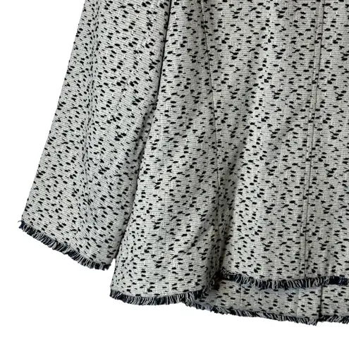 Classiques Entier Women's Navy Blue White Coat Jacket Blazer 3/4 Sleeve XL - Image 7