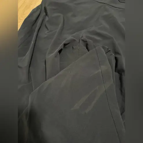 Athleta  Wide Leg Black Flowy Button Up Bottom Yoga Pants Women’s Size 4