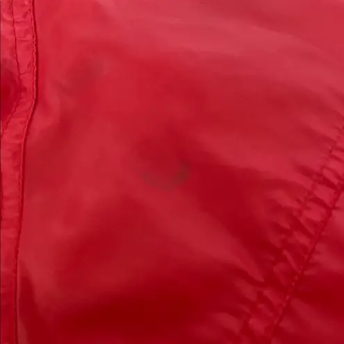 VINTAGE RARE 80s Izod Lacoste Alligator Raincoat Windbreaker Jacket Size Large Red thumbnail 7