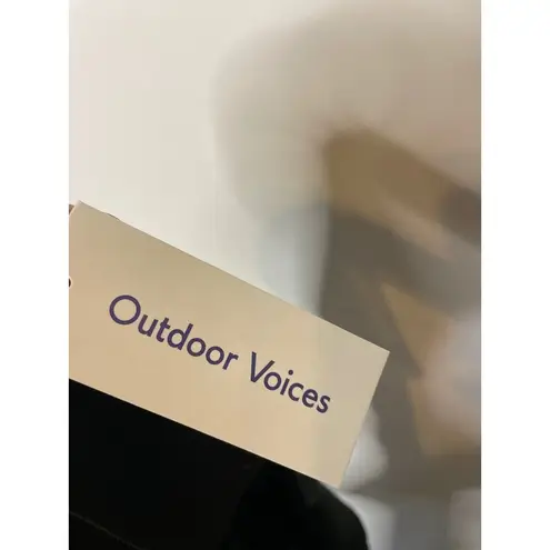 Outdoor Voices  Black Birdie Polo Dress Black Athletic Preppy Size XXL NWT