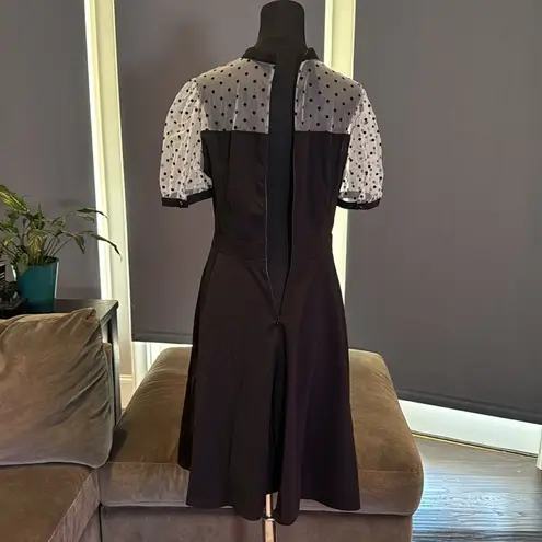 Women’s Black with Polka Dot Dress 1950’s Retro Style Size M NEW Size M