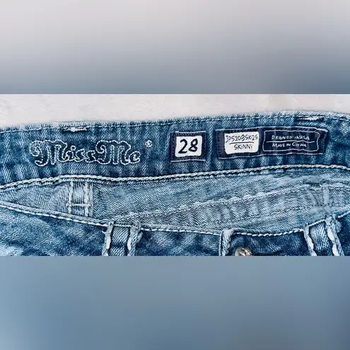 Miss Me  Designer Skinny Cropped Jeans sz 28