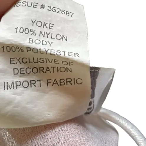 Cinema Etoile Y2K White Cottagecore Bridal Angelic Lingerie Robe Slip Dress Set Size L