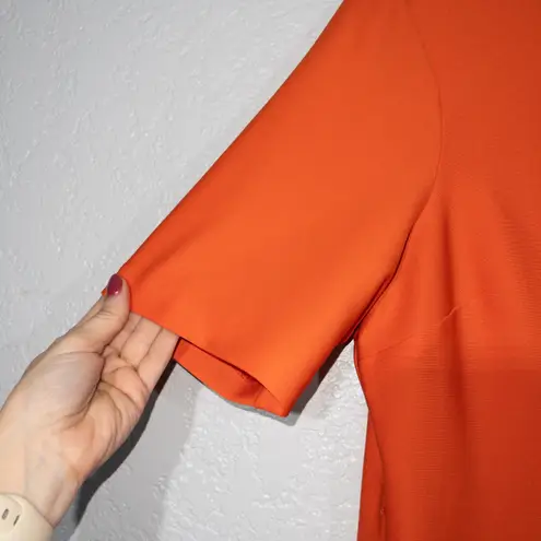 Celia New Cenia Orange Cut Out Midi Dress Size XL