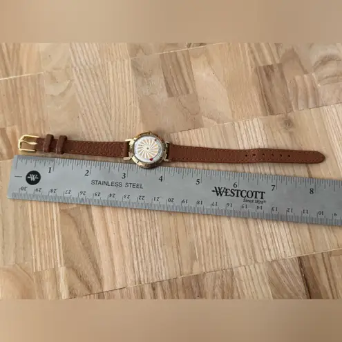 Ernest Borel Kaleidoscope Stunning Mechanical Watch Rare White Dial New Strap Gold