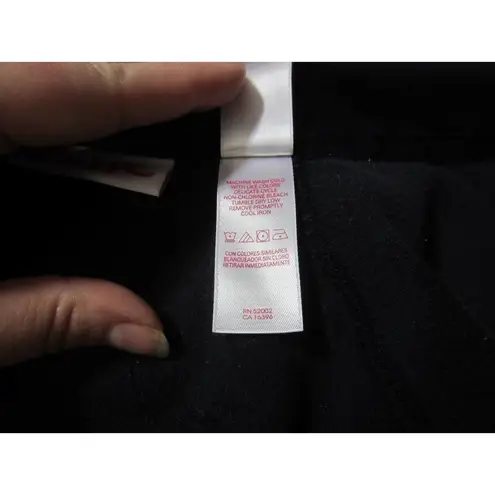 CURVE Blue Full Zip Up Hoodie Cropped Hooded Sweatshirt Womens Size L Size L