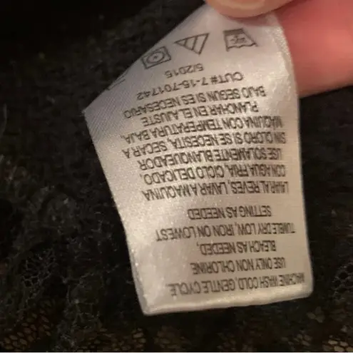 Ransom Black Cowl Neck Sweater Size M