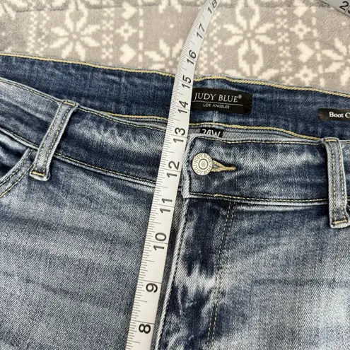 Judy Blue Bootcut Jeans Style JB82337LT Size 24W Super Stretchy Mid Rise