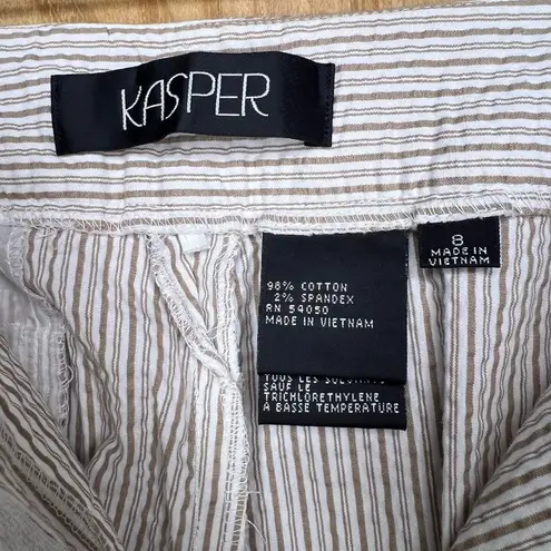Kasper Pinstripe Suit Seersucker Fabric full lined classic workwear staple Sz 10 - Image 9