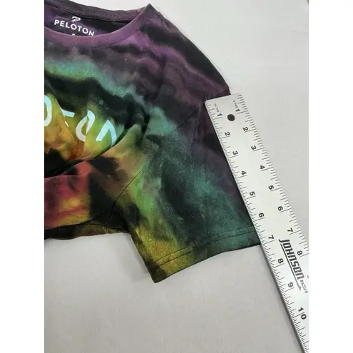 Peloton Womans Short Sleeve Pullover T Shirt Small Multicolor Tye Died