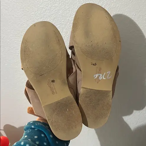 Earth Women’s Sandals Grove Ambrosia Size 8 Adjustable Back strap buckle Tan