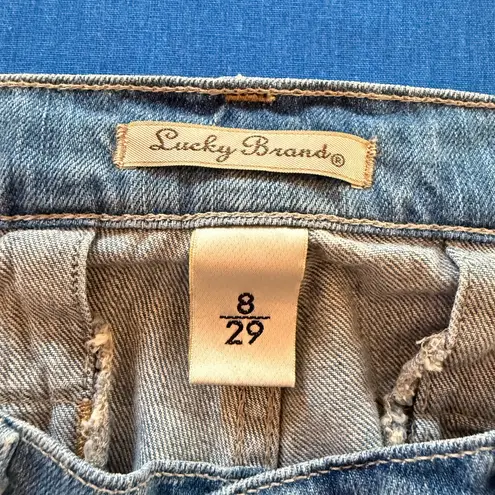 Lucky Brand  NWOT Distressed Flare Jeans with Pocket and Button Detail