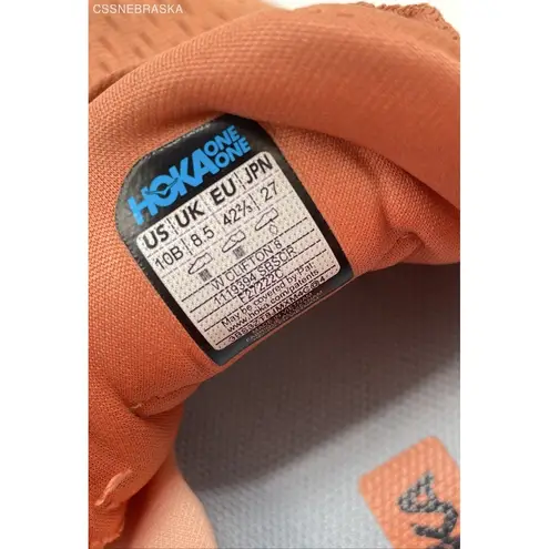 Hoka One Orange Women's Trainers Clifton 8 Sizes Low-Top Running Shoes -Size 10B