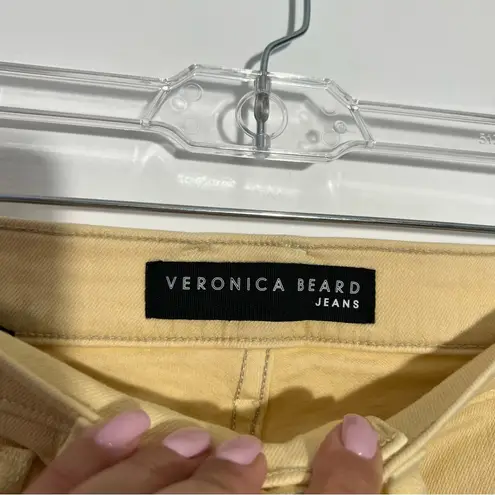 Veronica Beard New Maera High Rise Skinny Jeans In Mustard Size 24/00 Button Fly