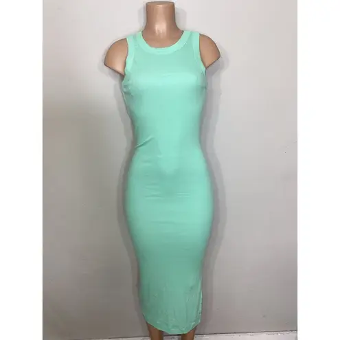 Michael Stars New. pale mint green midi dress with slit. Normally $119