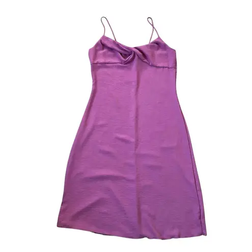 See You Monday Purple A-Line Below The Knee Dress Women Size Large | 61-77