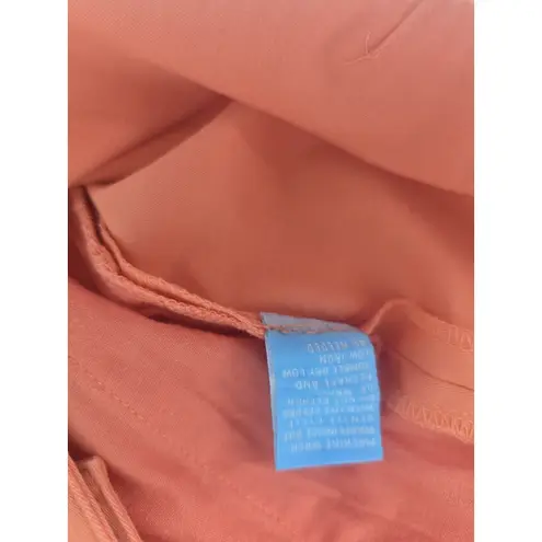 J. McLaughlin J. Mclaughlin Shorts Size 12 Peach Scallop Hem pockets Preppy Beach Resort - Image 5