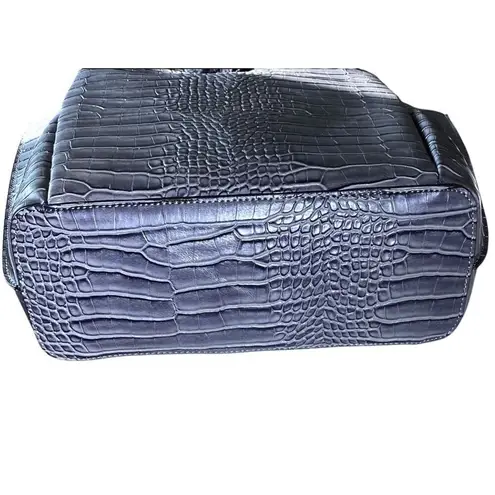 Worthington NWT Beth Croc Embossed Shoulder Bag/Purse- Gray ***Item: P1